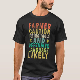 Bauer Vorsicht beim Flying Tools und Offensive Lan T-Shirt