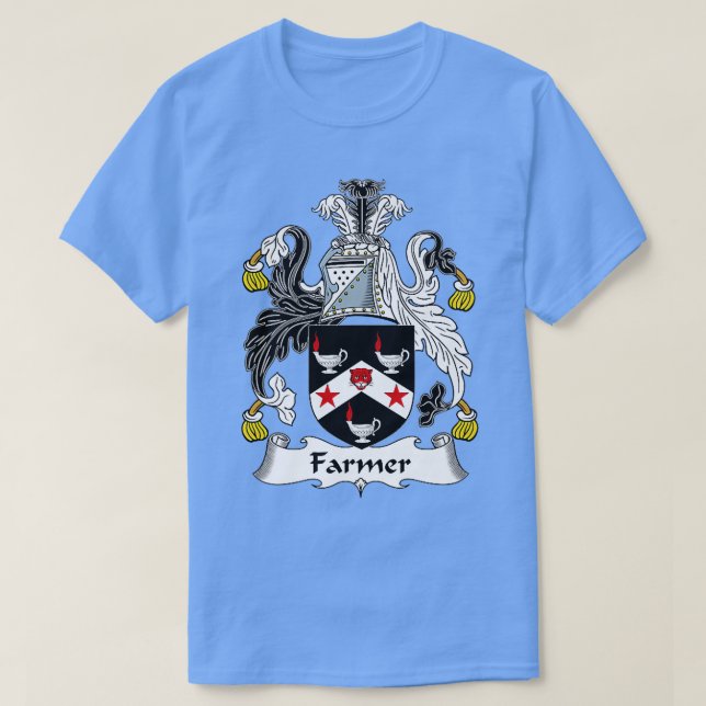 Bauer-Wappen Familienwappen T-Shirt (Design vorne)