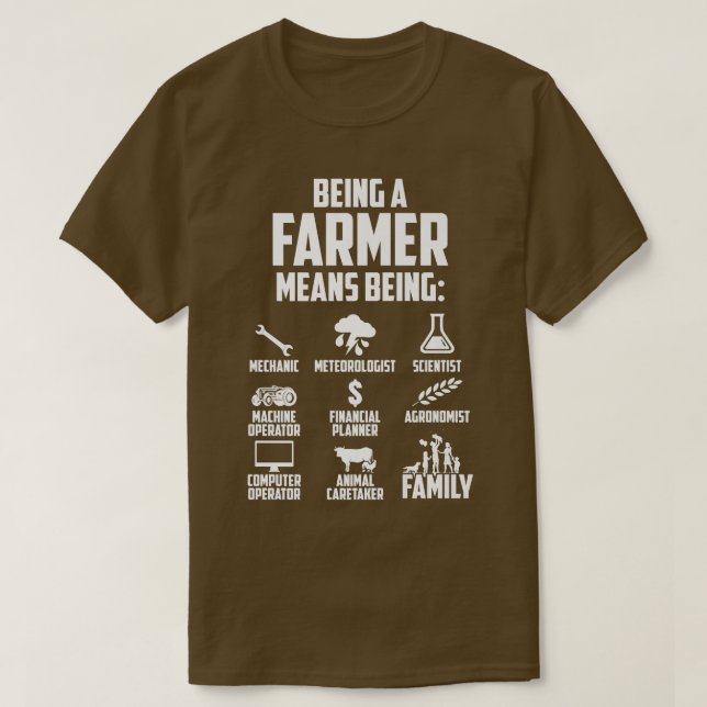 Bauer zu sein bedeutet T-Shirt (Design vorne)