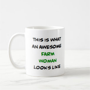 Bauerfrau, großartig kaffeetasse
