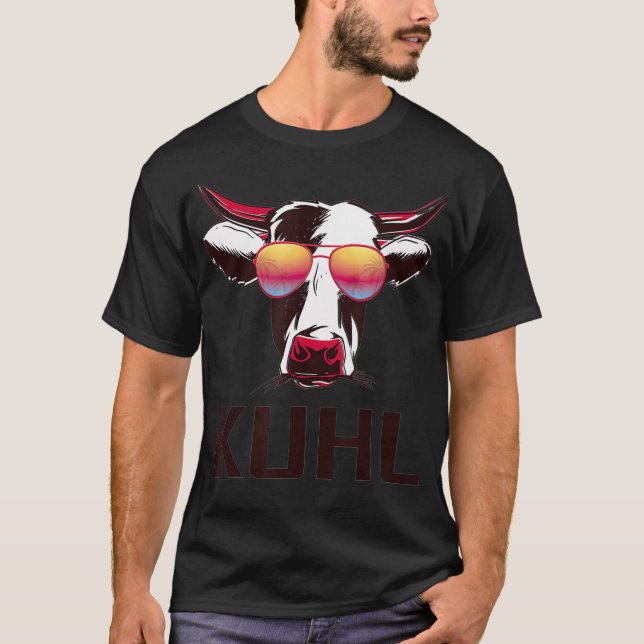 Bauern Bauer Kuhl Sonnenbrille für Damen, Herren,  T-Shirt (Vorderseite)