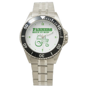 Bauern behalten es ländliche Traktor-Uhr Armbanduhr