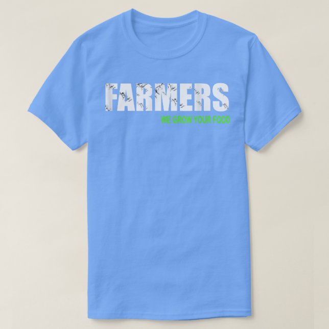 Bauern, die wir anbauen T-Shirt (Design vorne)