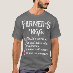 Bauern Ehefrau-Checkliste Funny T-Shirt