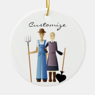 Bauern Ehefrau Queen of Spades Thunder_Cove Keramik Ornament