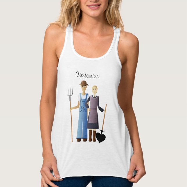 Bauern Ehefrau Queen of Spades Thunder_Cove Tank Top (Vorderseite)