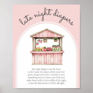 Bauern für Spätabendwindeln Market Baby Showgame Poster