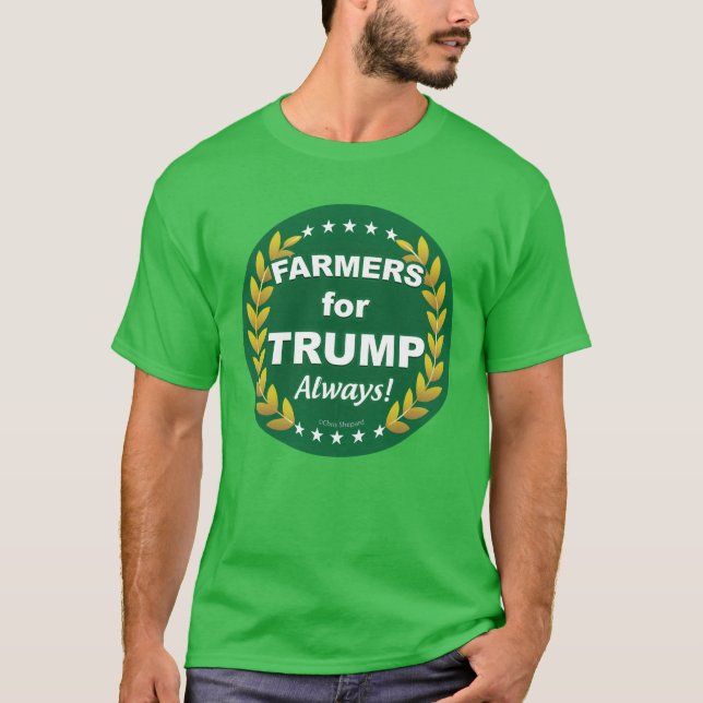 Bauern für Trump immer! T-Shirt (Vorderseite)