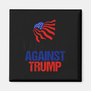 Bauern gegen Trump Anti Donald Trump American F Magnet