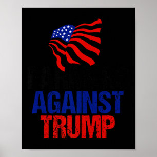 Bauern gegen Trump Anti Donald Trump American F Poster
