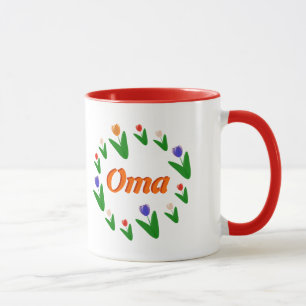 Bauern hellholländisches Tulips-Pattern Oma Tasse