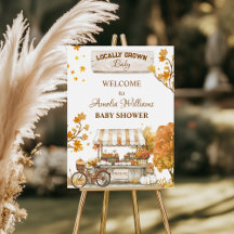 Bauern im Herbst-Babymarkt - Willkommen