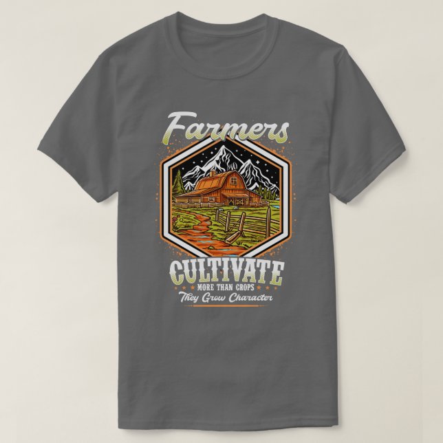 Bauern landwirtschaftliche Quotes Redewendungen Ge T-Shirt (Design vorne)