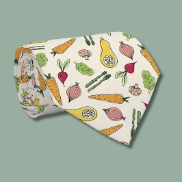 Bauern Markt Pflanzenmuster Krawatte