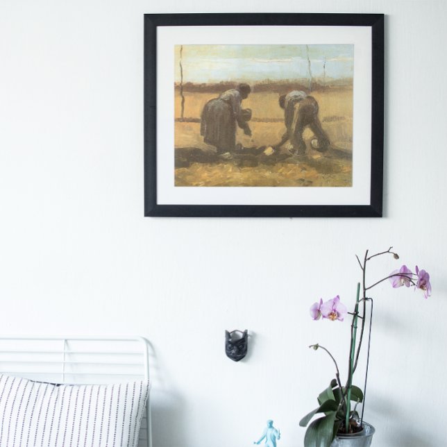 Bauern Pflanzkartoffeln von Vincent van Gogh Poster (Von Creator hochgeladen)