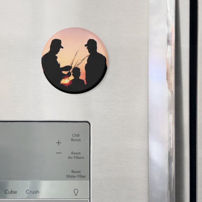 Bauern und Sonnenuntergänge Magnet (In Situ (Kühlschrank))