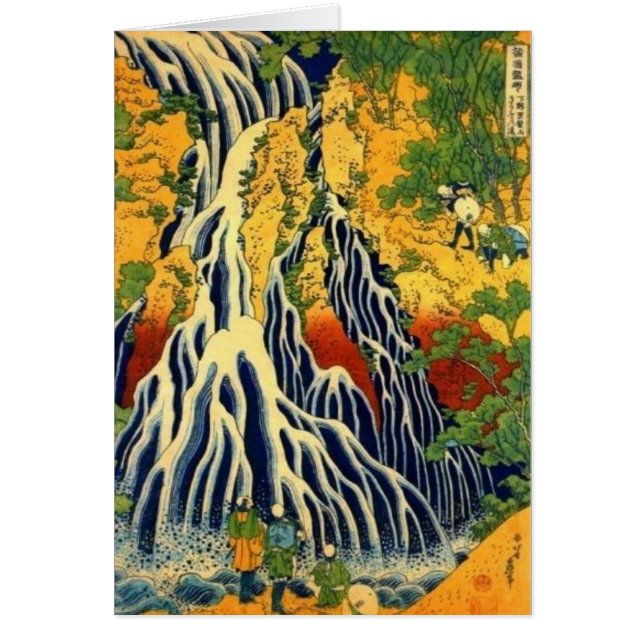 Bauern und Wasserfall (Vorne)