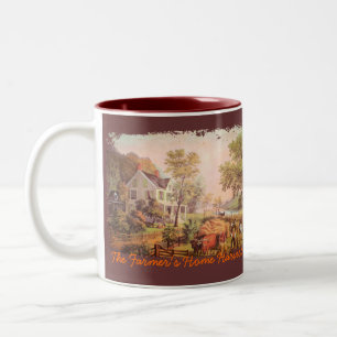 Bauern Zuhause Harvest-Tasse Zweifarbige Tasse