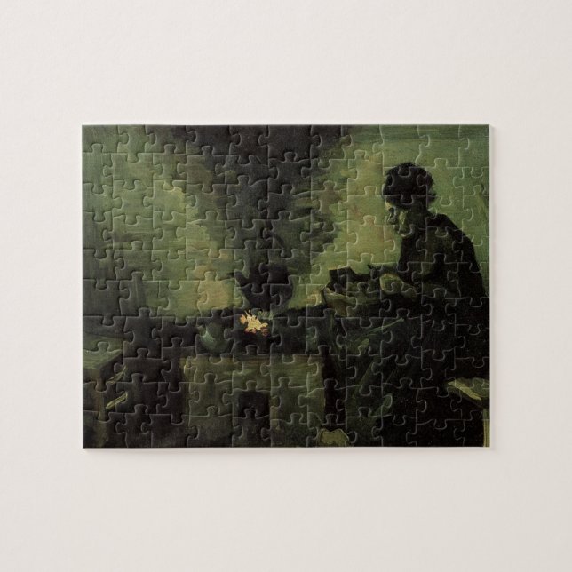 Bauernfrau von Feuerstelle von Vincent van Gogh (Horizontal)