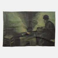 Bauernfrau von Feuerstelle von Vincent van Gogh