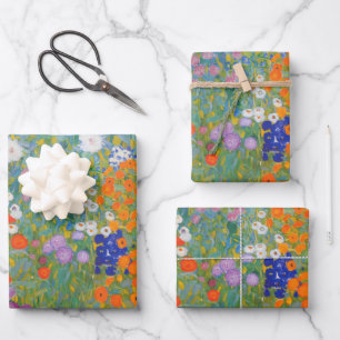 Bauerngarten - Gustav Klimt Geschenkpapier Set