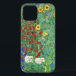 Bauerngarten Gustav Klimt mit Sonnenblumenmalereie Case-Mate iPhone Hülle<br><div class="desc">Bauerngarten Gustav Klimt mit Sonnenblumen Vintage Jugendstil-Malerei</div>