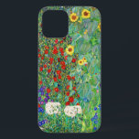 Bauerngarten Gustav Klimt mit Sonnenblumenmalereie Case-Mate iPhone Hülle<br><div class="desc">Bauerngarten Gustav Klimt mit Sonnenblumen Vintage Jugendstil-Malerei</div>