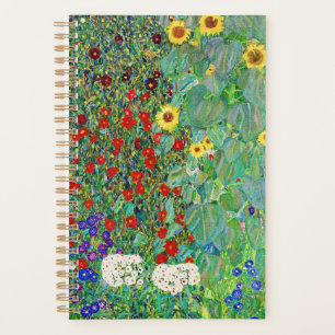 Bauerngarten Gustav Klimt mit Sonnenblumenmalereie Planer