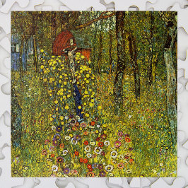 Bauerngarten mit Crucifix von Gustav Klimt