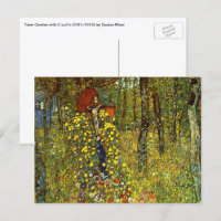 Bauerngarten mit Crucifix von Gustav Klimt