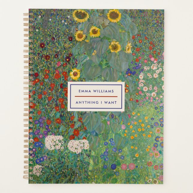 Bauerngarten mit Sonnenblumen Gustav Klimt Planer (Vorderseite)