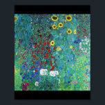 Bauerngarten mit Sonnenblumen, Gustav Klimt Poster<br><div class="desc">*Sie können die Hintergrundfarbe und den Text dieses Elements mit "Design bearbeiten" frei anpassen. Gustav Klimt (14. Juli 1862 - 6. Februar 1918) war ein österreichischer symbolischer Maler und einer der prominentesten Mitglieder der Wiener Sezessionsbewegung. Klimt ist bekannt für seine Gemälde, Wandgemälde, Skizzen und andere Kunstobjekte. Neben seinen figurativen Werken,...</div>