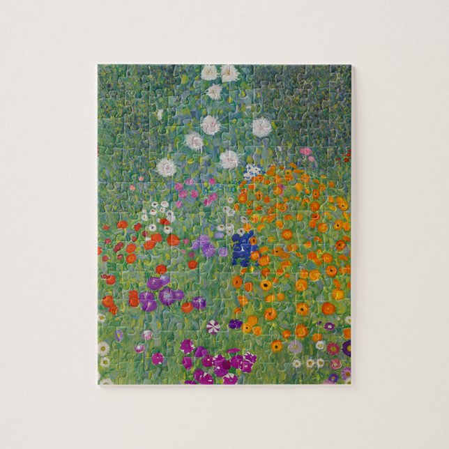Bauerngarten, Ölmalerei, Gustav Klimt (Vertikal)
