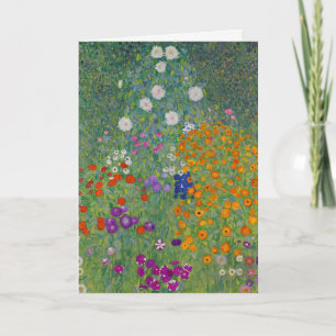 Bauerngarten, Ölmalerei, Gustav Klimt Karte