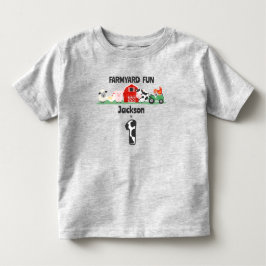 Bauerngeld 1. Geburtstag der Farm Tier Geburtstag Kleinkind T-shirt
