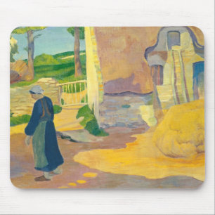 Bauernhaus bei Le Pouldu, 1890 (Öl auf Leinwand) Mousepad