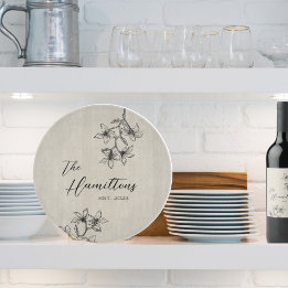 Bauernhaus Blumengewächse Jahrgang Schneidebrett