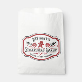 Bauernhaus Chic Gingerbrot Bäckerei Geschenktütchen