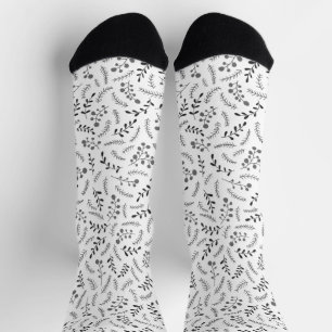 Bauernhaus dunkelgrau weiß rustikale Laubbaumstruk Socken