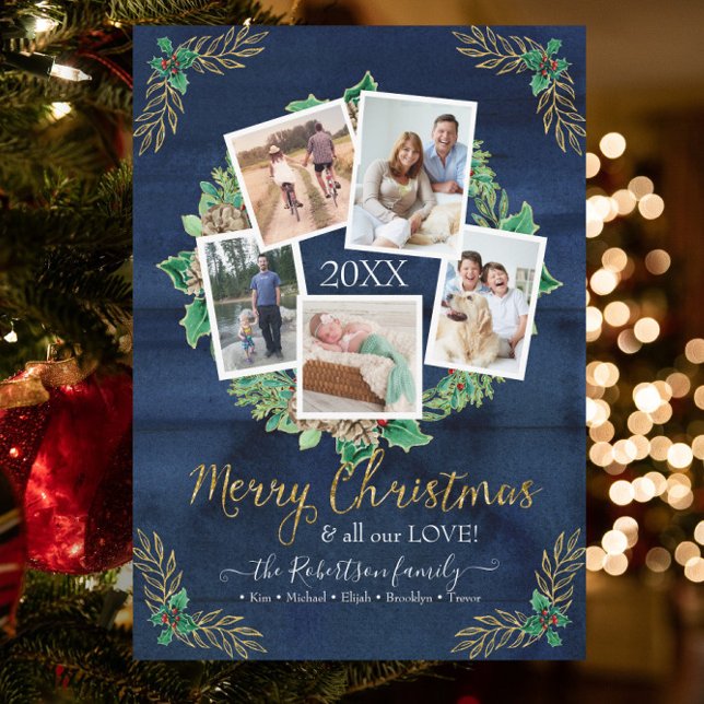 Bauernhaus Foto Wreath Weihnachten Rustikale Navy  (Von Creator hochgeladen)