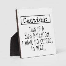 Bauernhaus Funny Caution Kinderzeichen
