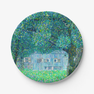 Bauernhaus Gustav Klimt in Oberösterreich Pappteller