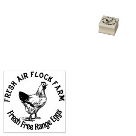 Bauernhaus Hen | Eier Gummistempel