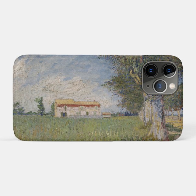 Bauernhaus in einem Weizen Case-Mate iPhone Hülle (Rückseite (Horizontal))