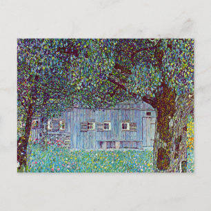 Bauernhaus in Oberösterreich bei Gustav Klimt Postkarte