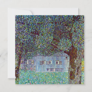 Bauernhaus in Oberösterreich von Gustav Klimt