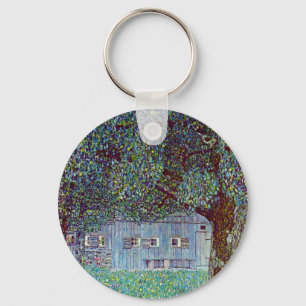 Bauernhaus in Oberösterreich von Gustav Klimt Schlüsselanhänger