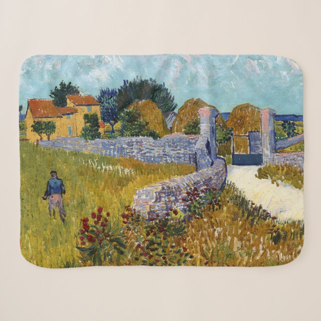 Bauernhaus in Provence (1888) von Vincent Van Gogh Sherpadecke (Vorderseite (Horizontal))