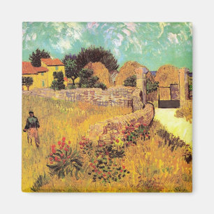 Bauernhaus in Provence durch Vincent van Gogh Magnet