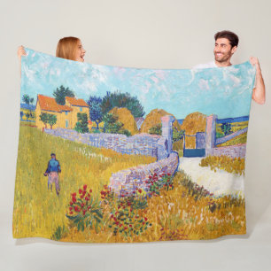 Bauernhaus in Provence, Van Gogh Fleecedecke